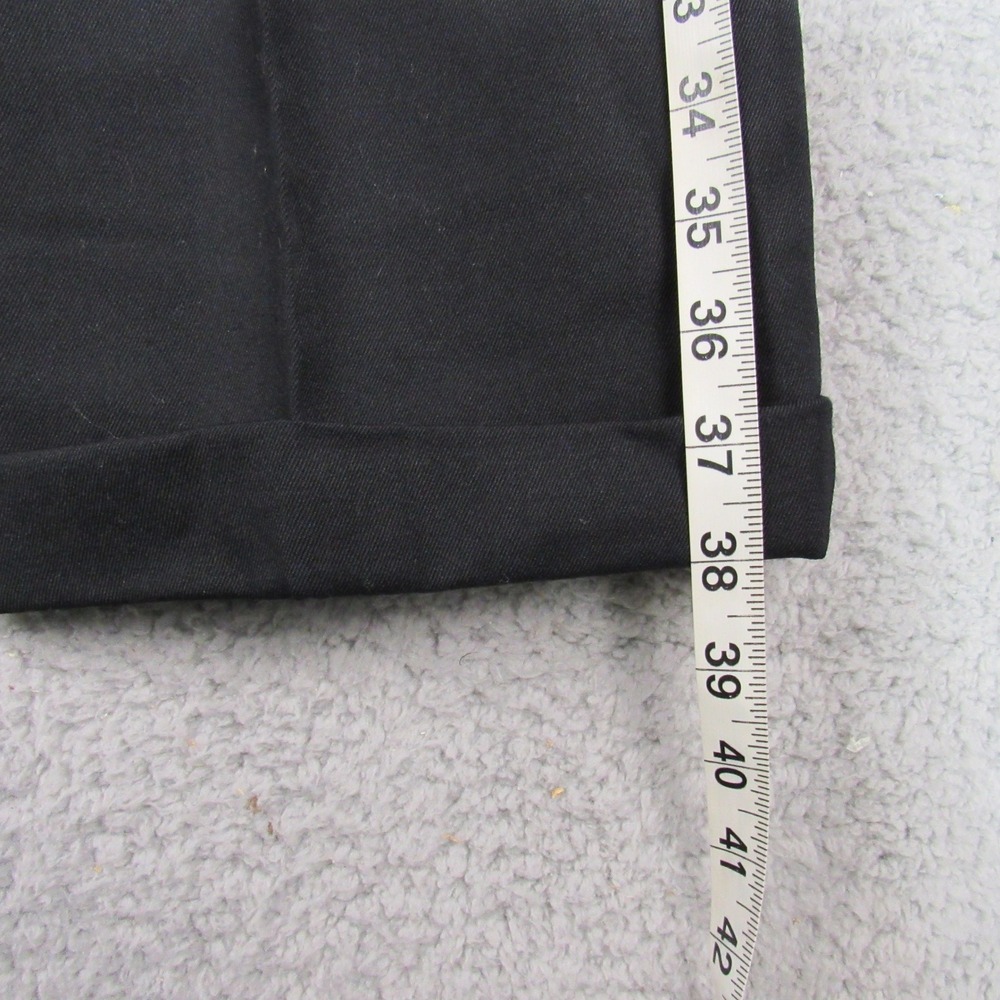 Arezio Salerno Mens Black 100% Virgin Wool Pleated Cuffed Dress Pants 32x27 - Picture 7 of 8